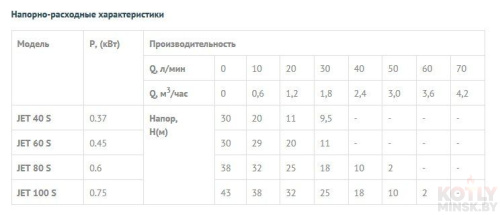 Поверхностный насос без бака UNIPUMP JET 60 S фото 2