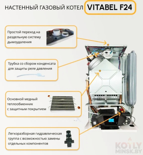 картинка Газовый котел Ferroli Vitabel F24 фото 7