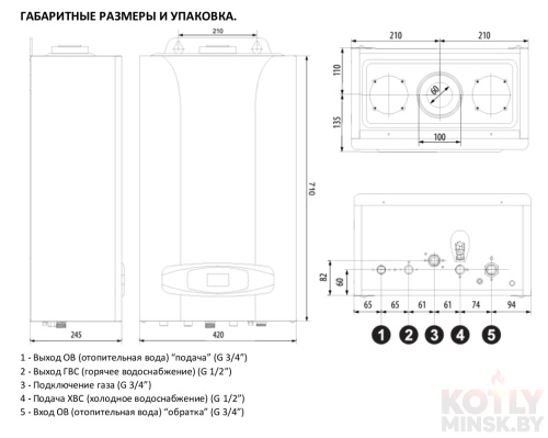картинка Газовый котёл BellaGas Best 24 фото 2