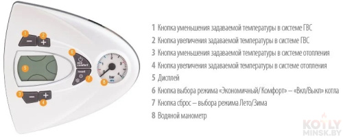 картинка Газовый котел Ferroli Vitabel HF 40 фото 5