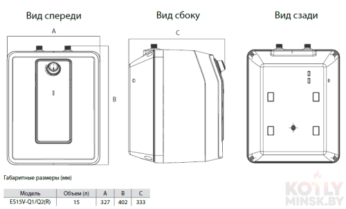 Электрический водонагреватель HAIER ES15V-Q2(R) фото 4