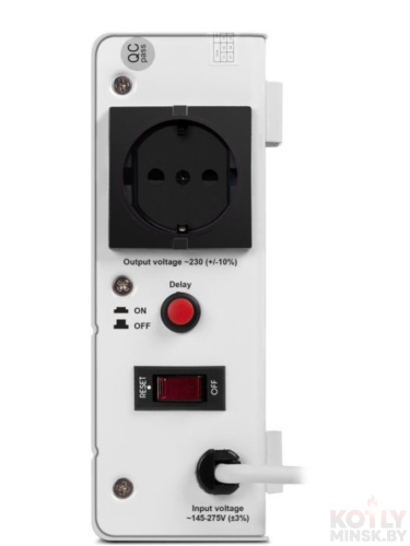 Стабилизатор напряжения SVEN AVR SLIM-500 LCD фото 3