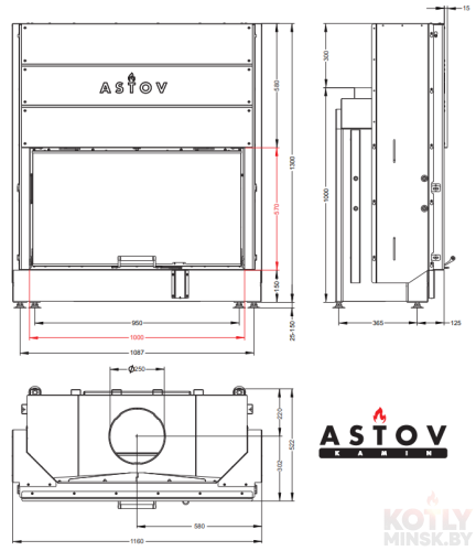 Топка ASTOV ПС 10057 фото 6