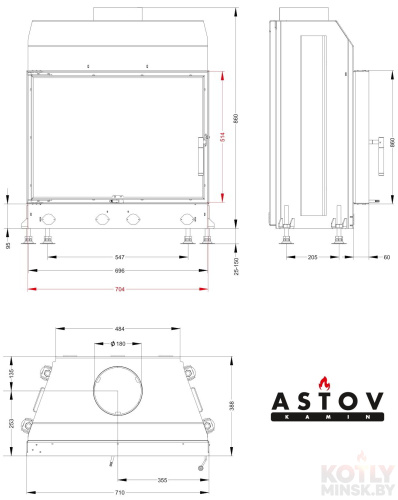 Топка ASTOV М 700 Б фото 3