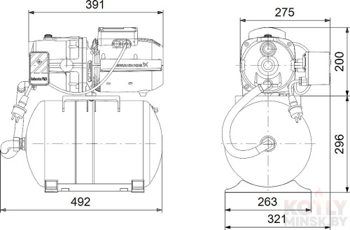 Насосная станция Grundfos JP 5-48 PT-H фото 3