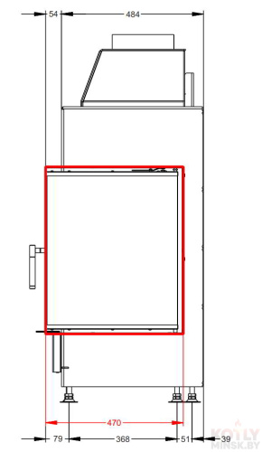 Топка ASTOV П2С 800 фото 4