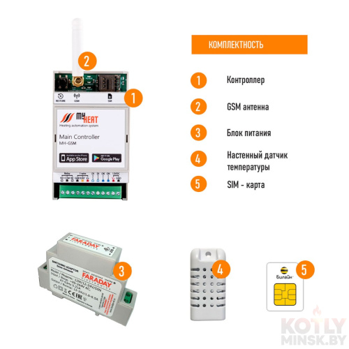 Контроллер MyHeat GSM фото 3