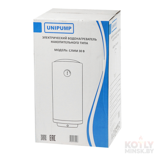 Электрический водонагреватель UNIPUMP СЛИМ 30 В фото 3
