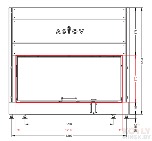Топка ASTOV ПС 12057 фото 3