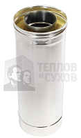 Труба термо ТТ-Р 500 с хомутом (316-0.8/304-0.5) Теплов и Сухов
